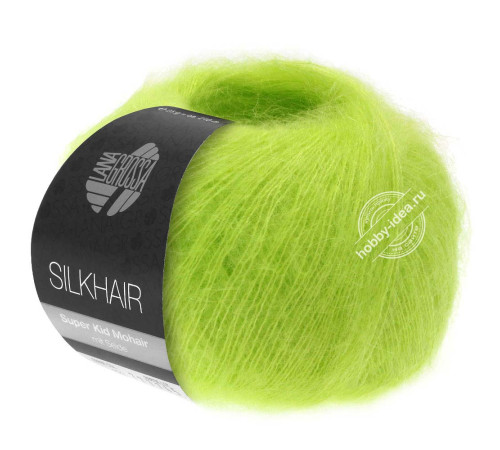 Lana Grossa Silkhair 157 Ярко-салатовый