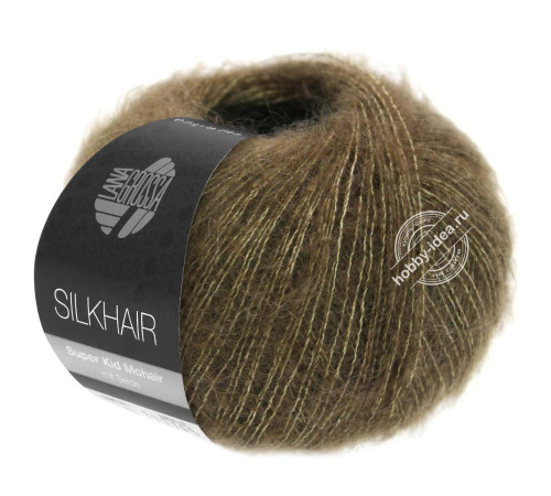 Lana Grossa Silkhair 165 Оливково-коричневый