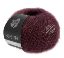 Lana Grossa Silkhair 177 Тёмно-красный