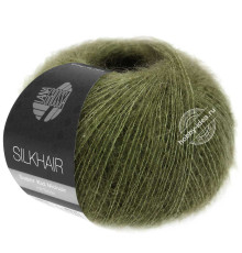 Lana Grossa Silkhair 178 Мягко темно зелёный