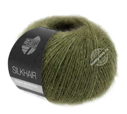 Lana Grossa Silkhair 178 Мягко темно зелёный