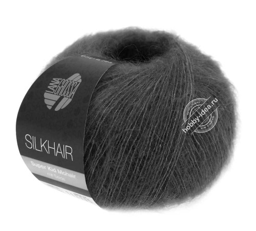 Lana Grossa Silkhair 183 Антрацитовый