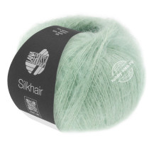 Lana Grossa Silkhair 186 Зеленый пастельный