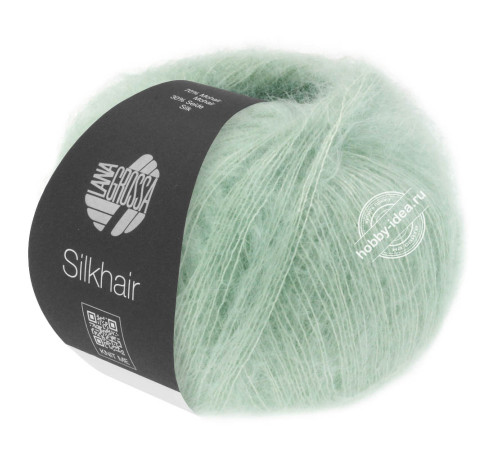 Lana Grossa Silkhair 186 Зеленый пастельный