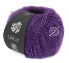 Lana Grossa Silkhair 193 Тёмно-фиолетовый