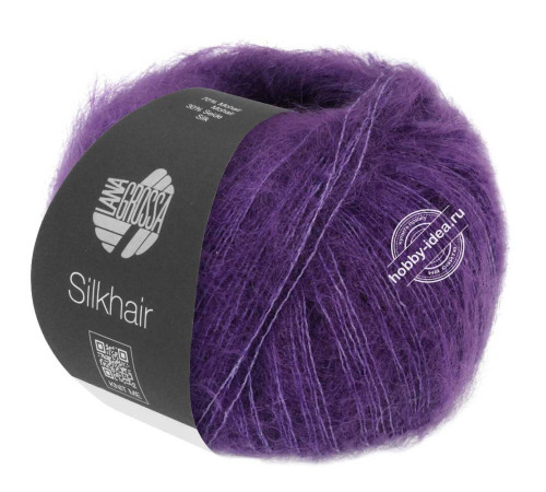 Lana Grossa Silkhair 193 Тёмно-фиолетовый