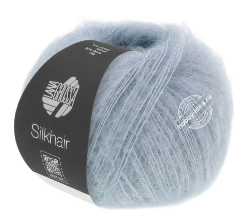 Lana Grossa Silkhair 196 Серо-голубой
