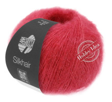Lana Grossa Silkhair 198 Красный гибискус