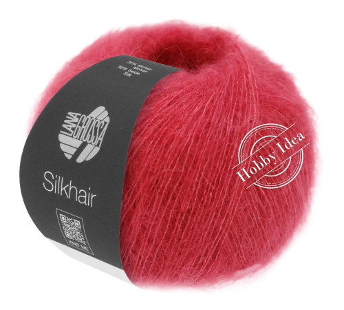 Lana Grossa Silkhair 198 Красный гибискус