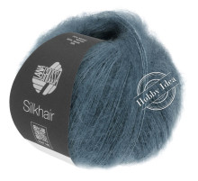 Lana Grossa Silkhair 202 Пыльный синий