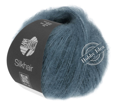 Lana Grossa Silkhair 202 Пыльный синий