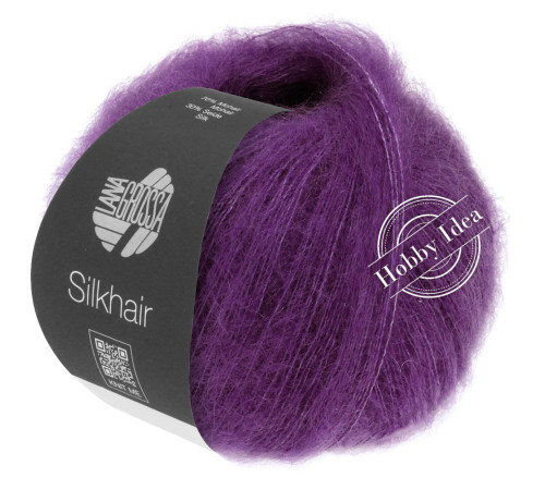 Lana Grossa Silkhair 206 Тёмно-фиолетовый