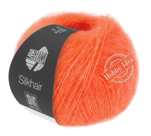 Lana Grossa Silkhair 207 Красно-оранжевый