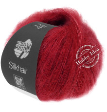 Lana Grossa Silkhair 208 Винный красный