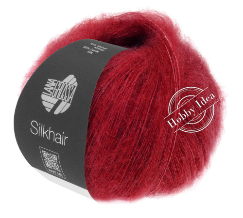 Lana Grossa Silkhair 208 Винный красный