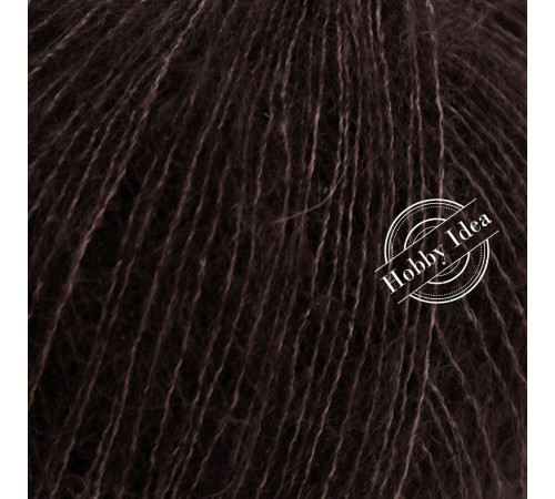 Lana Grossa Silkhair 209 Чёрно-коричневый