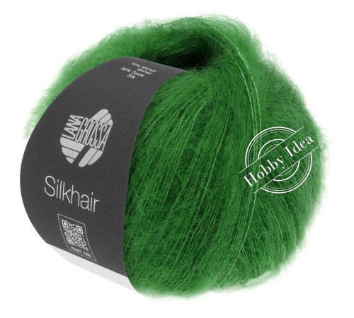 Lana Grossa Silkhair 210 Бутылочно-зелёный