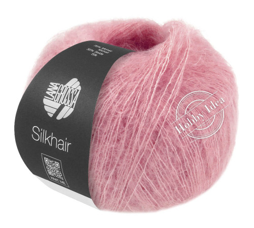 Lana Grossa Silkhair 214 Пыльный розовый