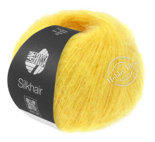 Lana Grossa Silkhair 217 Яркий желтый