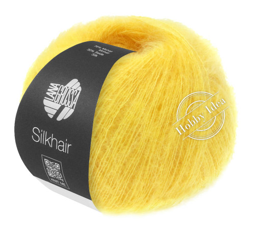 Lana Grossa Silkhair 217 Яркий желтый