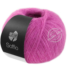 Lana Grossa Soffio 02 Ярко-розовый