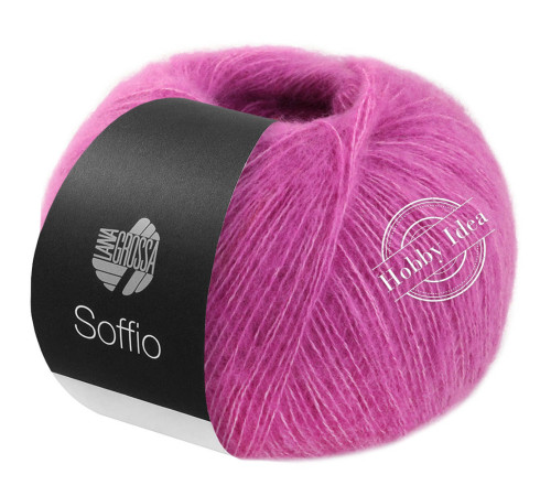 Lana Grossa Soffio 02 Ярко-розовый