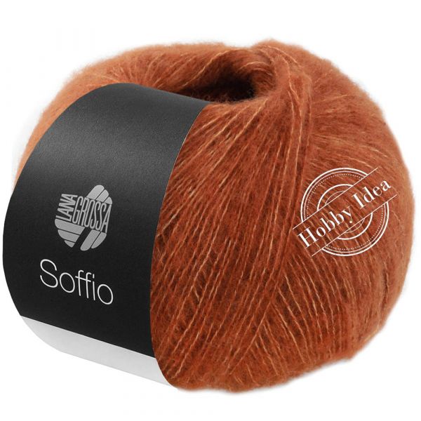Lana Grossa Soffio 04 Ржаво-красный из категории Lana Grossa Soffio