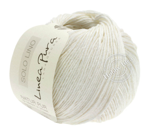 Lana Grossa Solo Lino 001 Белый