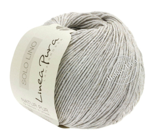 Lana Grossa Solo Lino 002 Холодный беж