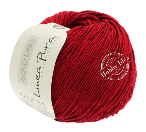 Lana Grossa Solo Lino 011 Красный
