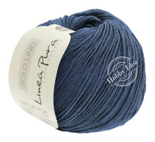 Lana Grossa Solo Lino 013 Серо-синий