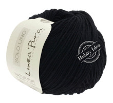 Lana Grossa Solo Lino 014 Чёрный