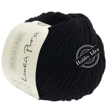Lana Grossa Solo Lino 014 Чёрный