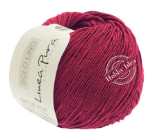 Lana Grossa Solo Lino 017 Тёмно-ягодный*