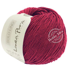 Lana Grossa Solo Lino 017 Тёмно-ягодный*