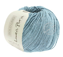 Lana Grossa Solo Lino 022 Серо-бирюзовый