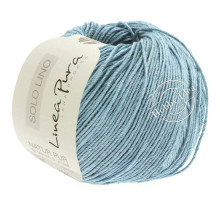 Lana Grossa Solo Lino 022 Серо-бирюзовый