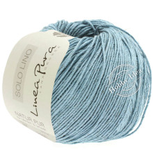 Lana Grossa Solo Lino 022 Серо-бирюзовый