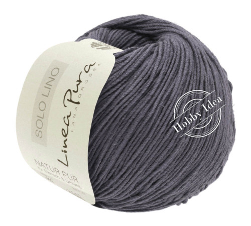 Lana Grossa Solo Lino 031 Серо-лиловый*