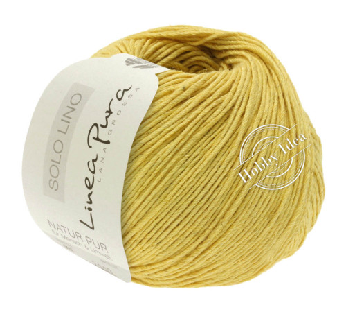 Lana Grossa Solo Lino 032 Жёлтый*