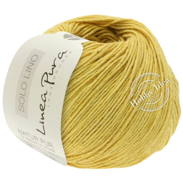 Lana Grossa Solo Lino 032 Жёлтый из категории Lana Grossa Solo Lino
