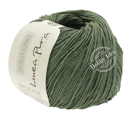 Lana Grossa Solo Lino 037 Хаки