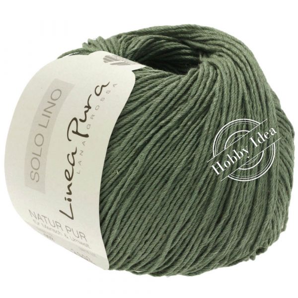 Lana Grossa Solo Lino 037 Хаки из категории Lana Grossa Solo Lino