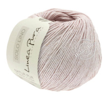 Lana Grossa Solo Lino 038 Розовая пудра*