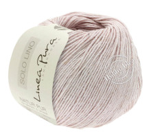 Lana Grossa Solo Lino 038 Розовая пудра*