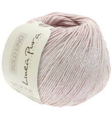 Lana Grossa Solo Lino 038 Розовая пудра*