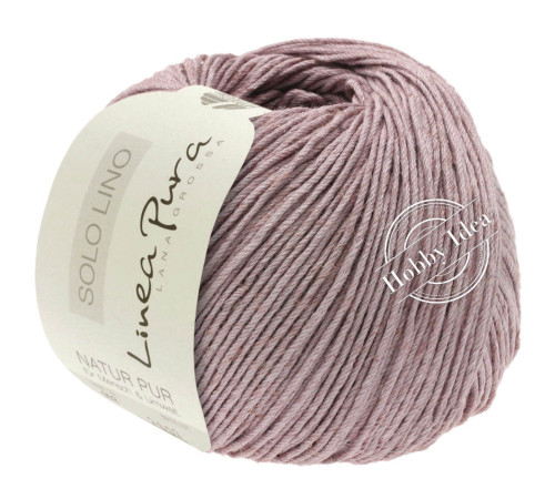 Lana Grossa Solo Lino 039 Пыльная сирень*