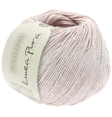 Lana Grossa Solo Lino 044 Розовый жемчуг