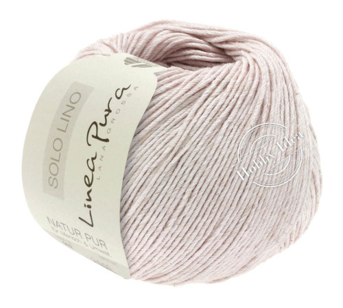 Lana Grossa Solo Lino 044 Розовый жемчуг