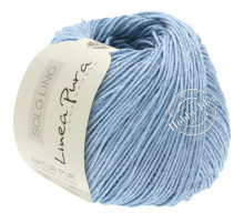 Lana Grossa Solo Lino 046 Голубой
